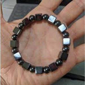 Gray Beaded Bracelet